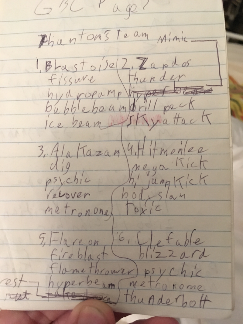 Please ignore the serial killer handwriting. And note the page title: The GBC Pages. For posterity.